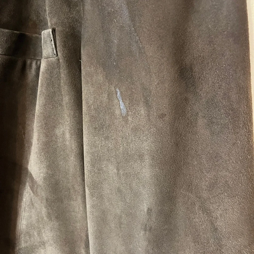 Jacob Siegel Men's Brown Suede Leather Blazer‎ Jacket Size 46R Exc Cond Pockets